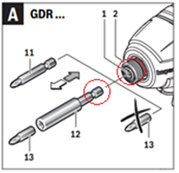 Máy bắt vặn vít Bosch GDR