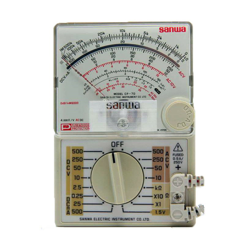 Đồng hồ vạn năng sanwa CP-7D dễ dàng sử dụng Đồng hồ vạn năng sanwa CP-7D dễ dàng sử dụng