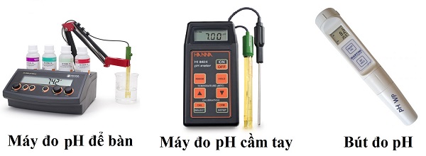 So sánh các dạng máy đo độ pH