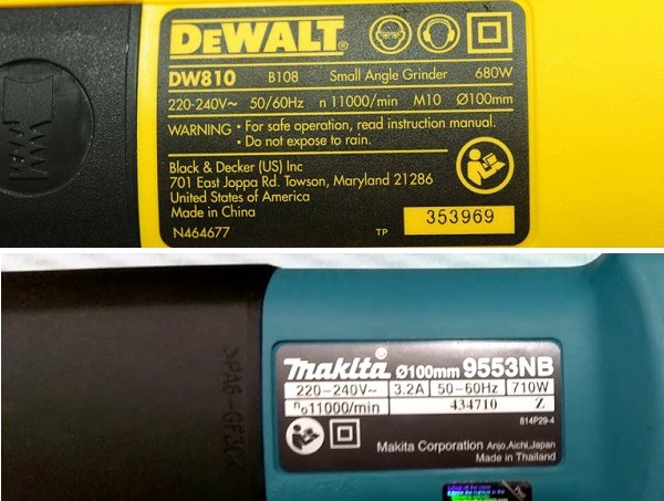 Máy mài góc Makita hay Dewalt vận hành tốt hơn