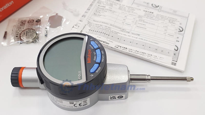 Đồng hồ so điện tử Mitutoyo 543-725B đo lường chính xác, hiển thị rõ ràng 
