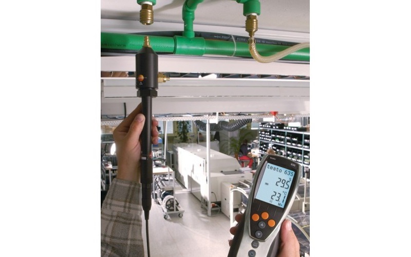 Máy đo nhiệt độ độ ẩm áp suất testo 635-2 đo dễ dàng