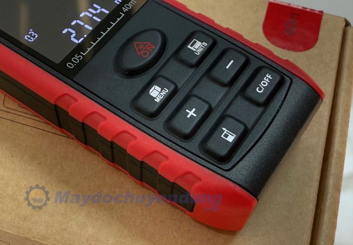 Total Meter 40m E40 sử dụng các phím bấm trực quan