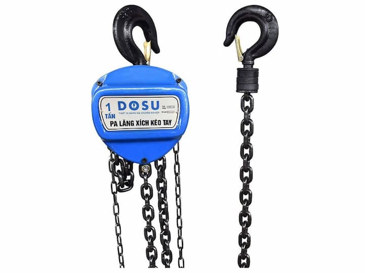 DOSU 1T-5M là pa lăng xích kéo tay được thương hiệu DOSU sản xuất theo công nghệ hiện đại