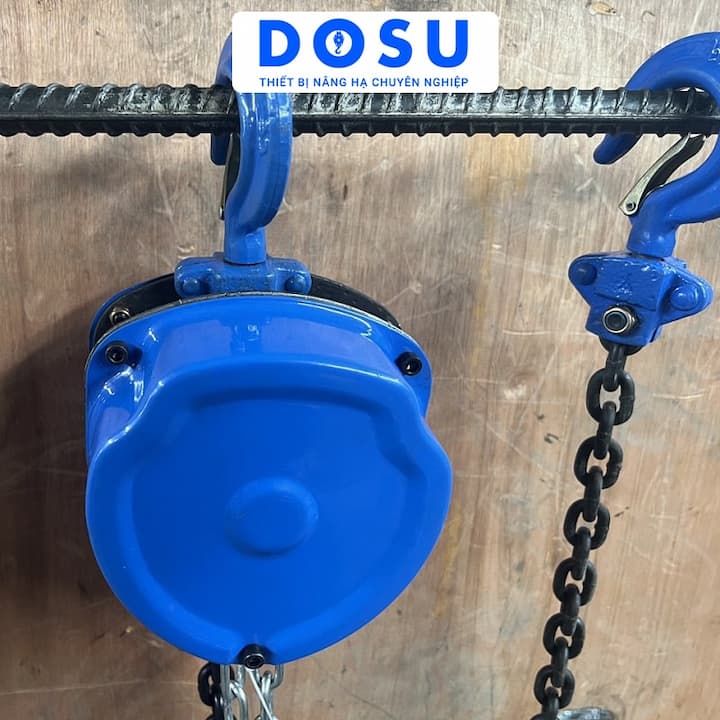 Pa lăng xích DOSU 5T-3M phù hợp với những đơn vị cần thiết bị nâng hạ tải trọng lớn