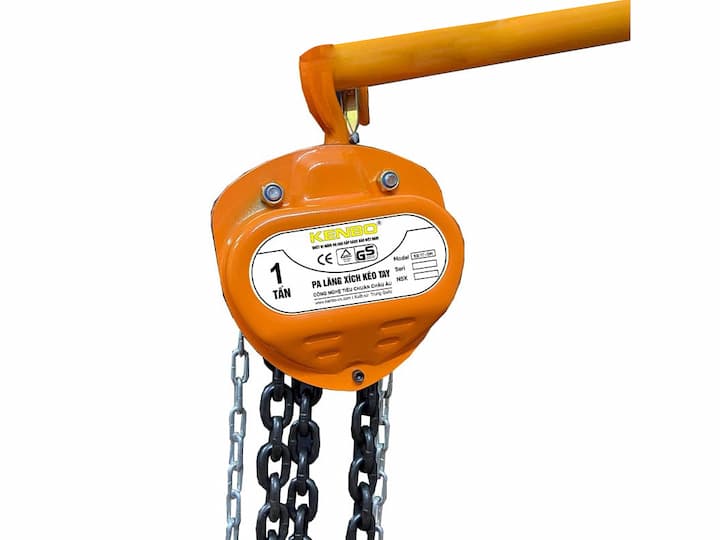 Pa lăng KENBO KB1T-5M có khả năng nâng tối đa 1 tấn