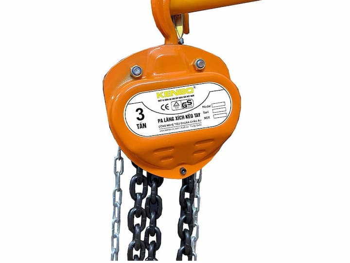 KENBO KB3T-3M 3 tấn là pa lăng xích kéo tay nổi bật với khả năng nâng hạ ổn định