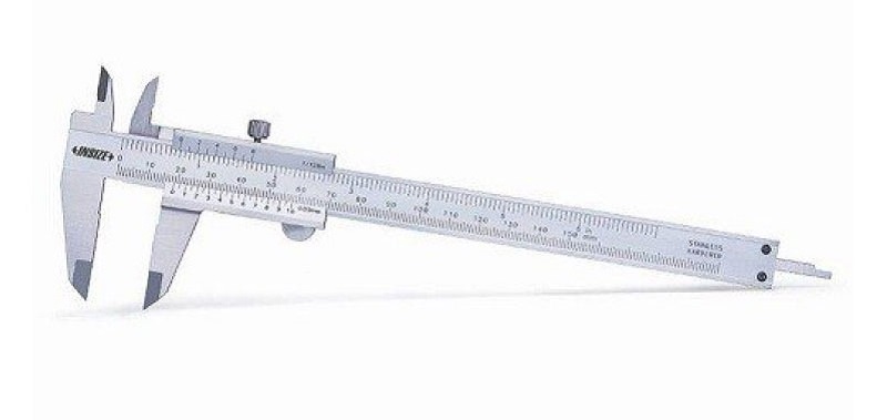 Thước kẹp cơ khí Insize 1205-2003S có khả năng đo ở phạm vi 0-200mm 