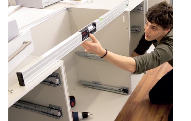 Bosch DNM 120L có khả năng đo ở khoảng 360 °