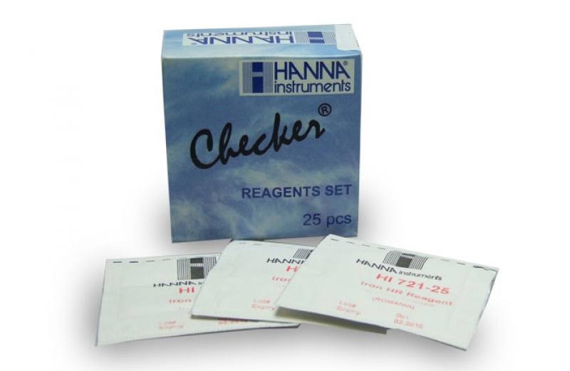 Thuốc thử Cho Checker Sắt HI721, 25 gói Thuốc thử Cho Checker Sắt HI721, 25 gói