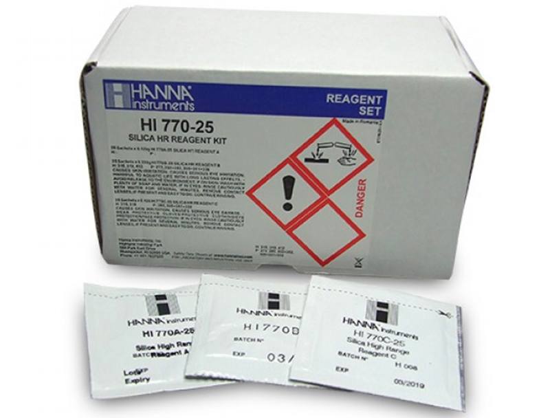 Thuốc Thử Silica Cho Checker HI770-25 Thuốc Thử Silica Cho Checker HI770-25