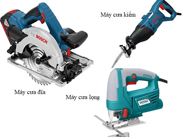 Phân loại máy cưa thông dụng trên thị trường