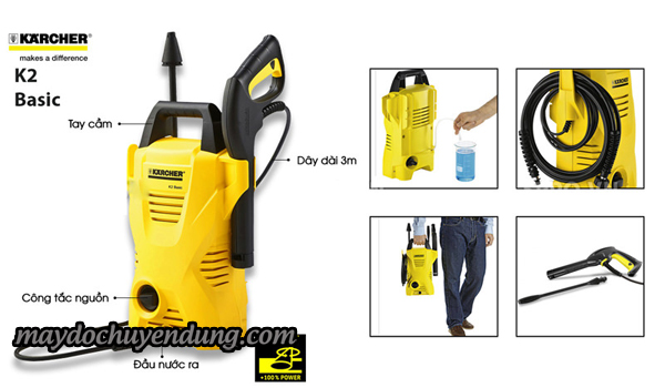 Máy phun rửa xe Karcher K2 Basic OJ
