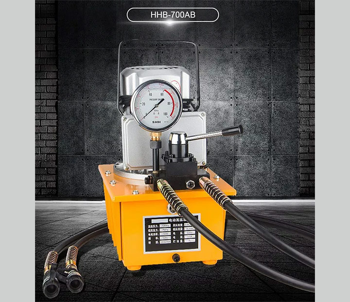 Bơm điện thủy lực mini HHB-700AB