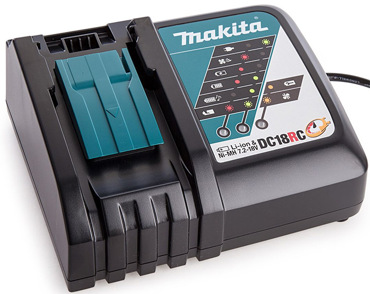 Hình ảnh đế sạc pin nhanh Makita 18V DC18RC (195584-2) Hình ảnh đế sạc pin nhanh Makita 18V DC18RC (195584-2)