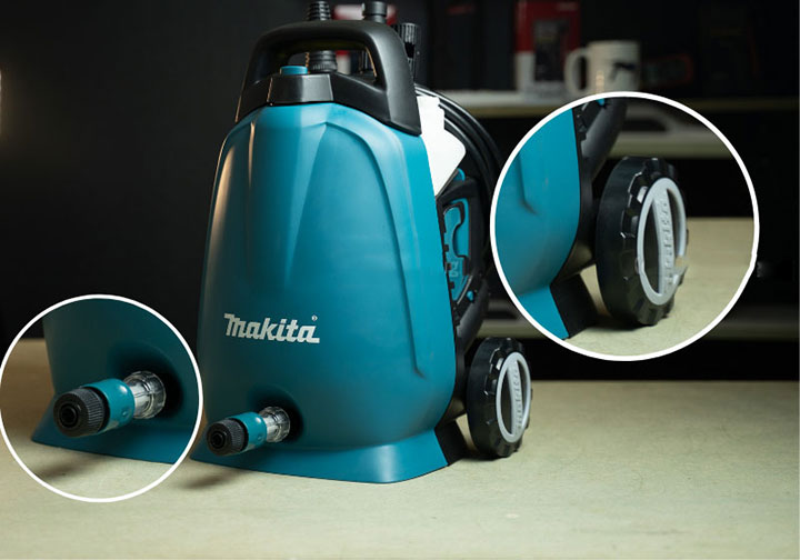Các chi tiết trên máy rửa xe Makita HW102