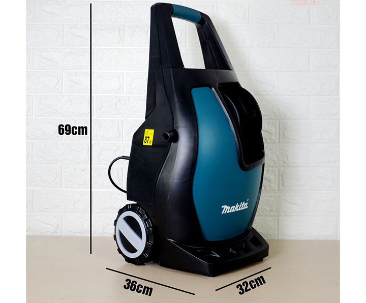 Kích thước của máy rửa xe Makita HW111