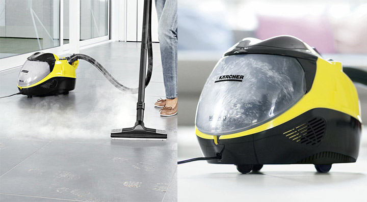 Phun hơi nước, hút bụi và sấy khô trong cùng 1 thiết bị Karcher SV 7 EU