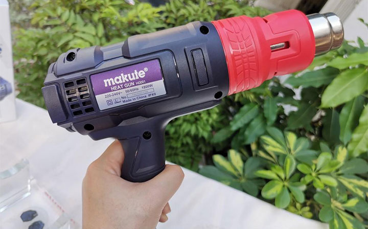 Hình ảnh thực tế của máy khò nhiệt Makute HG001