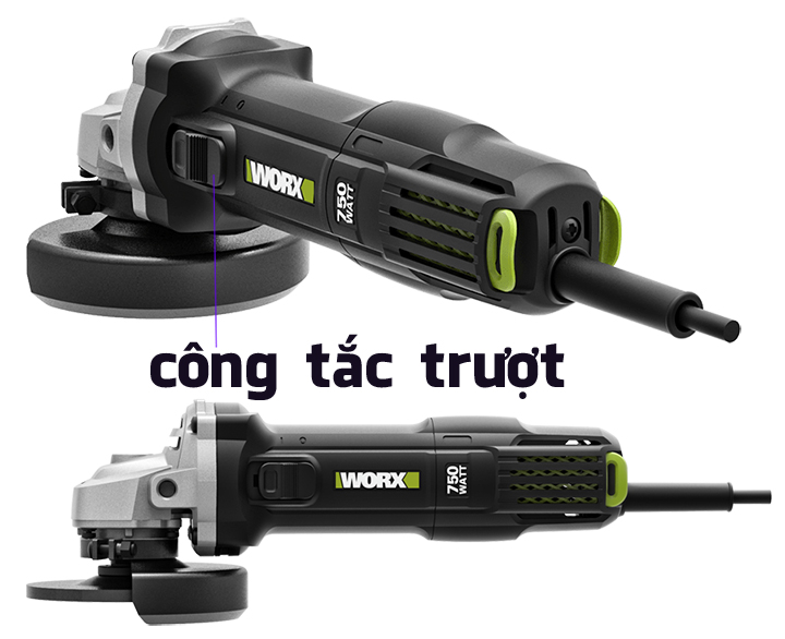 Hình ảnh máy mài góc Worx Green WU811 Hình ảnh máy mài góc Worx Green WU811