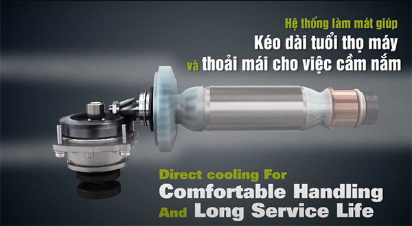 Máy hoạt động bền bỉ, thời giàn làm việc lâu mà không ảnh hưởng đến chất lượng máy