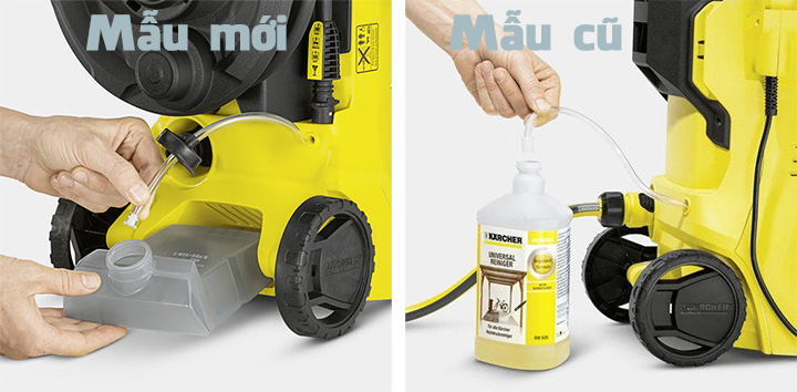 K 2 Premium Power Control đã có ngăn chứa xà phòng