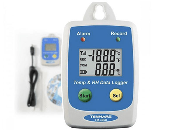 Hình ảnh máy ghi nhiệt độ và độ ẩm Tenmars TM-305U