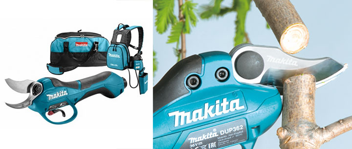Hình ảnh máy cắt cành dùng pin Makita DUP362ZN Hình ảnh máy cắt cành dùng pin Makita DUP362ZN