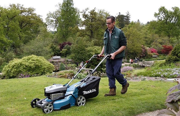 Sử dụng máy cắt cỏ Makita PLM4631N2 không mất sức