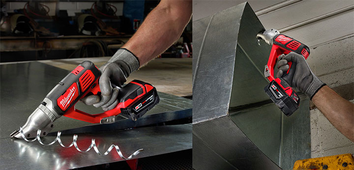 Quá trình làm việc của máy cắt kim loại Milwauke M18 BMS20-0
