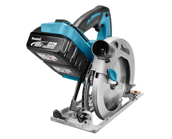 Máy cưa đĩa dùng pin Makita DHS710RM2J sử dụng 2 pin sạc 18V