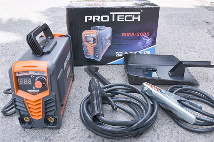 Trọn bộ sản phẩm Máy hàn que Protech MMA 200S