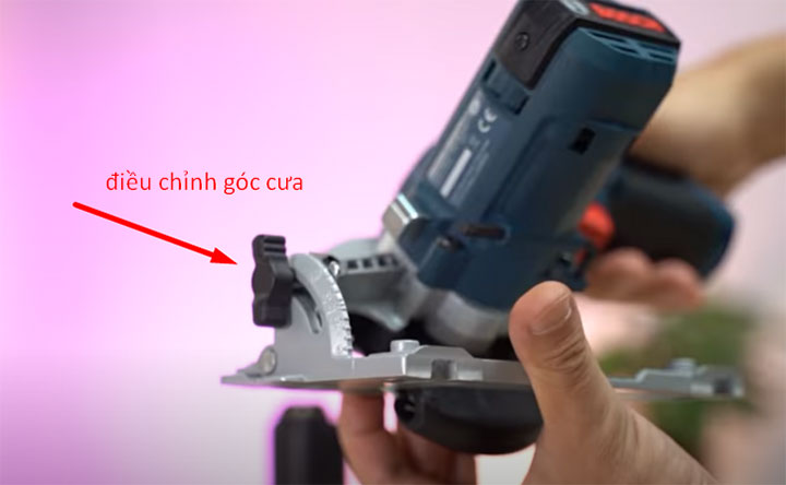 Núm vặn điều chỉnh góc cắt Núm vặn điều chỉnh góc cắt