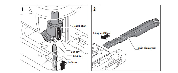 Hướng dẫn cách lắp lưỡi cưa Hướng dẫn cách lắp lưỡi cưa