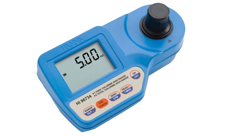 Hình ảnh máy quang đo Clo thang cao HI96734 Hình ảnh máy quang đo Clo thang cao HI96734