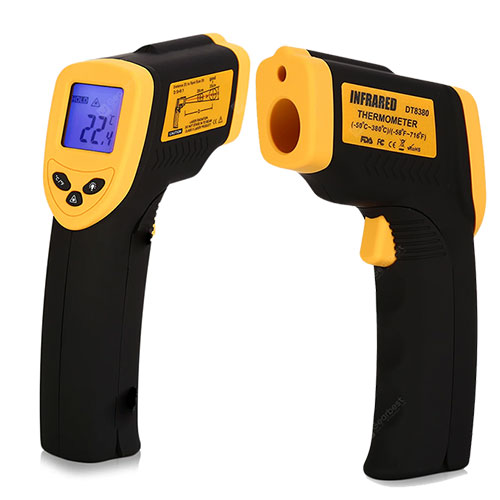 DT8380 có thể đo nhiệt độ từ xa Súng đo nhiệt độ từ xa DT8380 thiết kế nhỏ gọn, cầm vừa tay