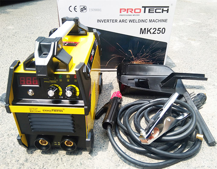 Trọn bộ sản phẩm máy hàn que Protech MK250