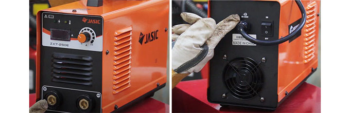 Mặt trước và mặt sau của Jasic ZX7-250 Mặt trước và mặt sau của Jasic ZX7-250