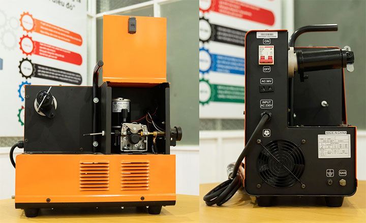 Các góc nhìn trên máy hàn Mig Jasic 1 pha J03 Các góc nhìn trên máy hàn Mig Jasic 1 pha J03