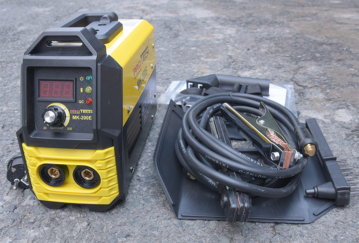 Hình ảnh bộ sản phẩm máy hàn que Protech MK200E