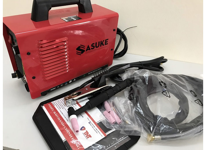 Máy hàn điện tử Sasuke Tig 200A đã trang bị đầy đủ phụ kiện Máy hàn điện tử Sasuke Tig 200A đã trang bị đầy đủ phụ kiện