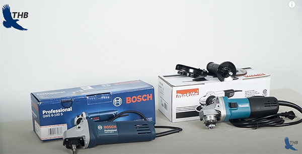 Hình ảnh Makita 9553NB và Bosch GWS 6-100 S