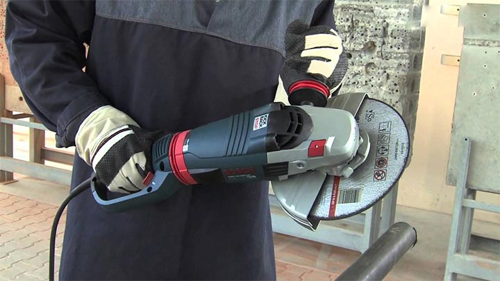 Hình ảnh máy mài góc lớn Bosch GWS 22-180 LVI Hình ảnh máy mài góc lớn Bosch GWS 22-180 LVI