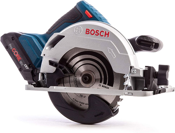 Bosch GKS 18V-57 đi kèm đĩa cưa chuyên dụng Bosch GKS 18V-57 đi kèm đĩa cưa chuyên dụng