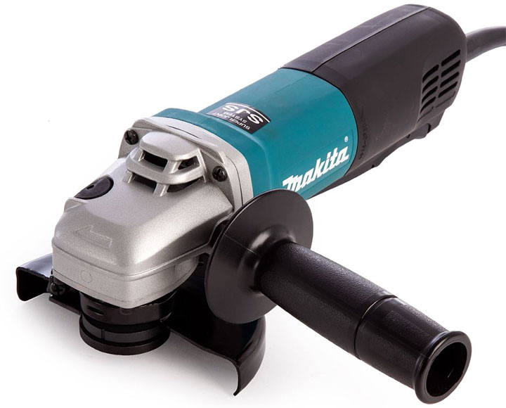 Máy mài góc Makita 9565PZ được trang bị tay nắm phụ
