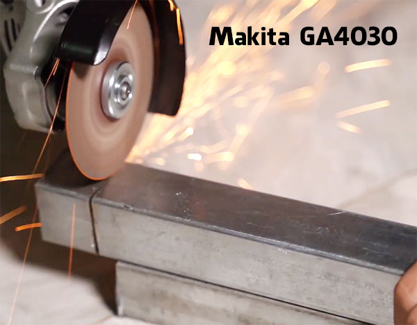 Máy mài góc Makita GA4030 và GA4030R cắt kim loại mỏng dễ dàng