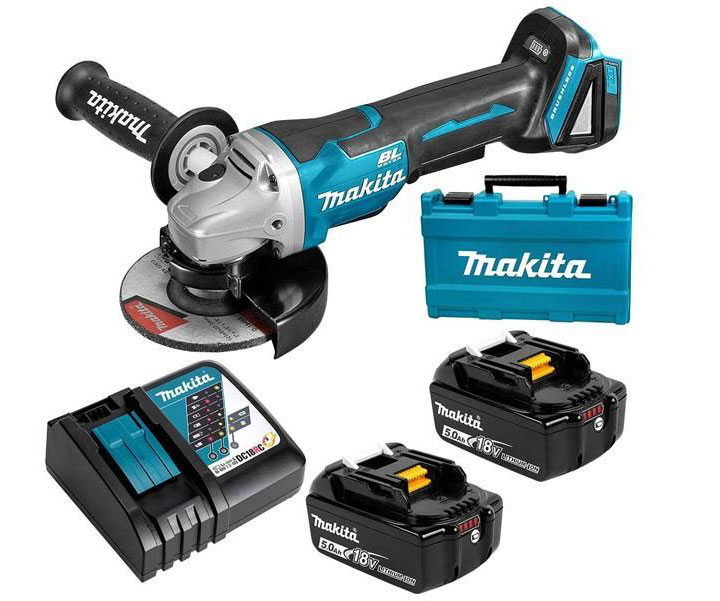Bộ sản phẩm máy mài góc Makita DGA518RTE