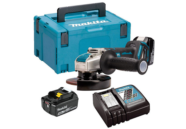 Máy mài góc Makita DGA519RTJ (kèm pin sạc)