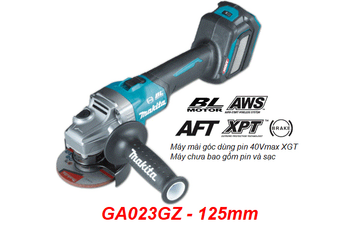 Máy mài góc pin Makita GA023GZ 40V 125mm