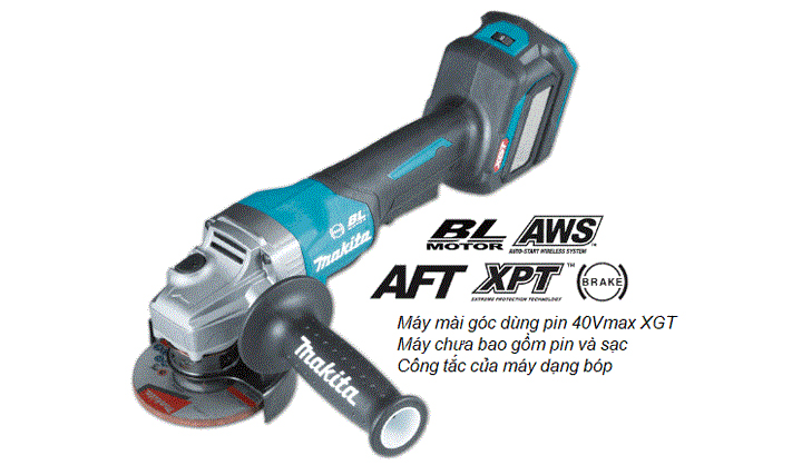 Hình ảnh máy mài góc dùng pin Makita GA027GZ